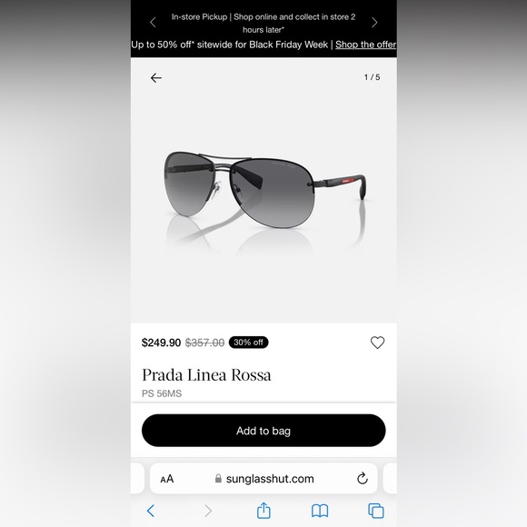 PRADA Linea Rossa Polarized Sunglasses - Picture 4 of 16